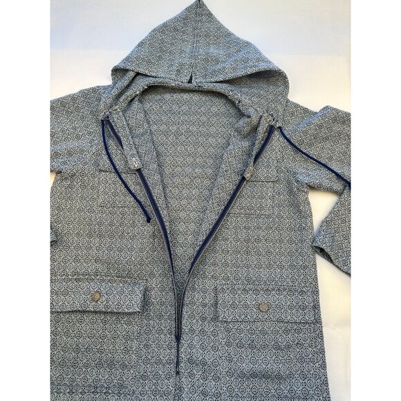 Vintage Handmade One of a Kind Hooded Jacket With Zipper & Multiple Pockets M/L? - Picture 10 of 12